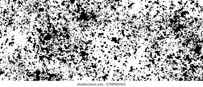 Abstract black grunge texture background splattered