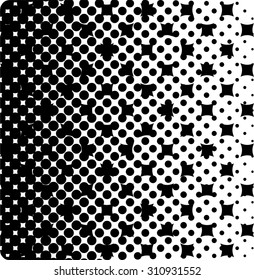 Abstract black halftone background illustration








