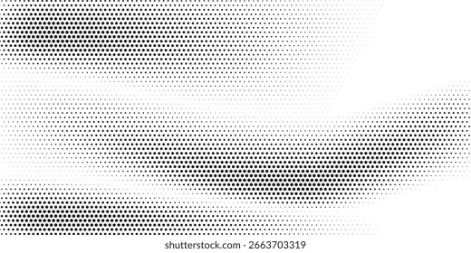 Abstract black halftone background. Minimal design perfect for posters, banners, and digital layouts