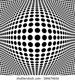 Abstract Black Halftone Background, vector illustration 