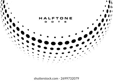 abstrakte schwarze Halbton gepunktete Textur Hintergrund Design Vektor