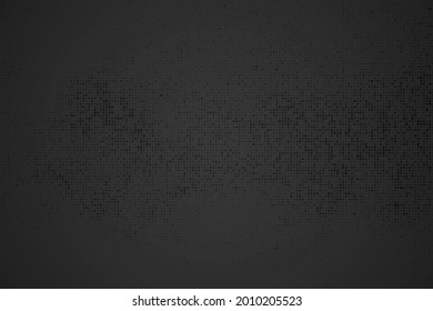 Resumen de fondo de textura de semitono negro. El Marco Futurista Moderno. Sobrecarga de ruido anticuado. Imagen Generada Digitalmente. Estilo Pop Art. Ilustración De Vectores, Eps 10.