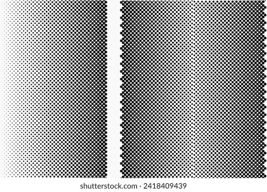 Abstract black halftone vector illustration.