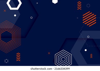 abstrakte schwarze hexagonale Hintergrundvorlage