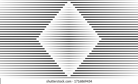 Fondo horizontal horizontal y negro abstracto. Vector