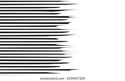 abstract black horizontal tweak line pattern suitable for banner, poster.