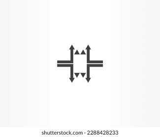 icono de diseño de logotipo de concepto de icono negro abstracto