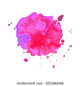 Abstract black ink blot background. Vector illustration. Grunge texture for cards and flyers design. A model for the creation of digital brushes