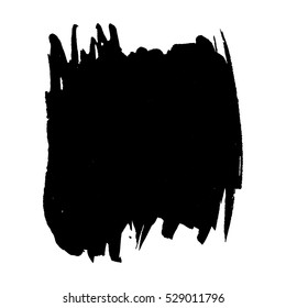 Abstract black ink blot background. Vector illustration. Grunge texture for cards and flyers design. A model for the creation of digital brushes