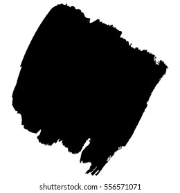 Abstract black ink blot background. Vector illustration. Grunge texture for cards and flyers design. A model for the creation of digital brushes