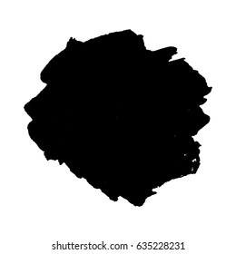 Abstract black ink blot background. Vector illustration. Grunge texture for cards and flyers design. A model for the creation of digital brushes