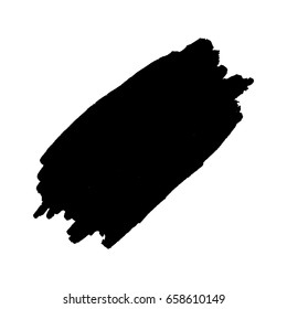 Abstract black ink blot background. Vector illustration. Grunge texture for cards and flyers design. A model for the creation of digital brushes
