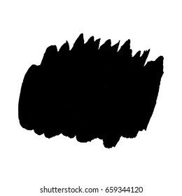 Abstract black ink blot background. Vector illustration. Grunge texture for cards and flyers design. A model for the creation of digital brushes