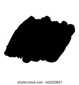 Abstract black ink blot background. Vector illustration. Grunge texture for cards and flyers design. A model for the creation of digital brushes