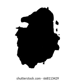 Abstract black ink blot background. Vector illustration. Grunge texture for cards and flyers design. A model for the creation of digital brushes