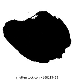 Abstract black ink blot background. Vector illustration. Grunge texture for cards and flyers design. A model for the creation of digital brushes