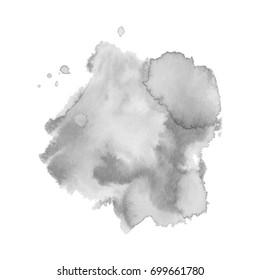 Abstract black ink blot background. Vector illustration. Grunge texture for cards and flyers design. A model for the creation of digital brushes