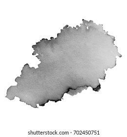 Abstract black ink blot background. Vector illustration. Grunge texture for cards and flyers design. A model for the creation of digital brushes