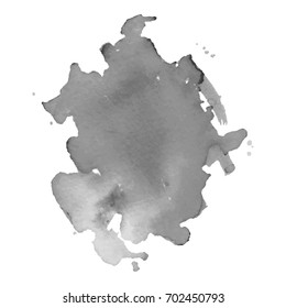 Abstract black ink blot background. Vector illustration. Grunge texture for cards and flyers design. A model for the creation of digital brushes
