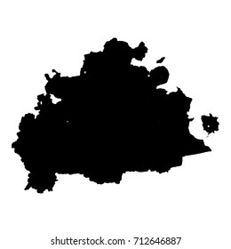 Abstract black ink blot background. Vector illustration. Grunge texture for cards and flyers design. A model for the creation of digital brushes