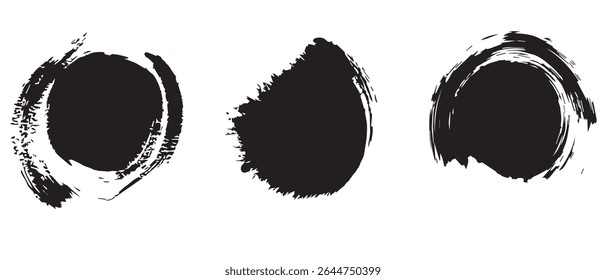Tinta preta abstrata borra texturas de alta resolução para design.