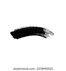 Resumen de la caída del pincel de tinta negra. Resumen Pintado Arcílico Pincel Alzamiento Y Esplash De Tinta Abstracto