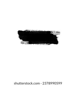 Resumen de la caída del pincel de tinta negra. Resumen Pintado Arcílico Pincel Alzamiento Y Esplash De Tinta Abstracto