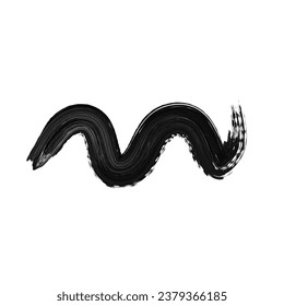 Resumen de la caída del pincel de tinta negra. Paro de pincel de tinta negra. Esplash de pincel de tinta negra. Resumen Del Aceite De Aceite Y Resumen Del Aceite Negro