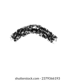 Abstrakter Schwarz Tinte Pinselstrich. Schwarze Tinte Pinselstrich. Schwarze Tinte Brush Splash. Abstrakter Ölschlag und abstrakter Schwarzer Ölschlag