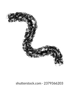 Resumen de la caída del pincel de tinta negra. Paro de pincel de tinta negra. Esplash de pincel de tinta negra. Resumen Del Aceite De Aceite Y Resumen Del Aceite Negro