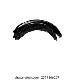 Abstract Black Ink Brush Stroke. Black Ink Brush Stroke. Black Ink Brush Splash. Abstract Oil Stroke And Abstract Black Oil Splash
