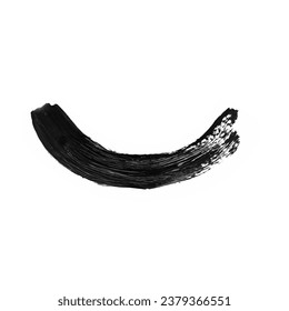 Abstrakter Schwarz Tinte Pinselstrich. Schwarze Tinte Pinselstrich. Schwarze Tinte Brush Splash. Abstrakter Ölschlag