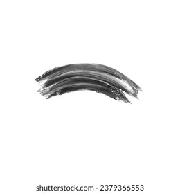 Abstract Black Ink Brush Stroke. Black Ink Brush Stroke. Black Ink Brush Splash. Abstract Oil Stroke
