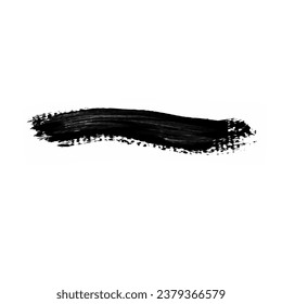 Abstract Black Ink Brush Stroke. Black Ink Brush Stroke. Black Ink Brush Splash. Abstract Oil Stroke