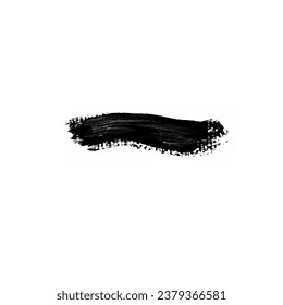 Resumen de la caída del pincel de tinta negra. Paro de pincel de tinta negra. Esplash de pincel de tinta negra. Ataque de aceite abstracto