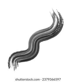 Abstract Black Ink Brush Stroke. Black Ink Brush Stroke. Black Ink Brush Splash. Abstract Oil Stroke