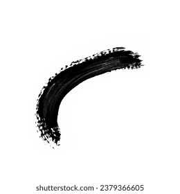 Abstract Black Ink Brush Stroke. Black Ink Brush Stroke. Black Ink Brush Splash. Abstract Oil Stroke