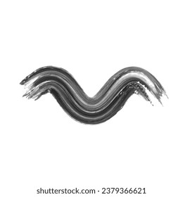 Abstract Black Ink Brush Stroke. Black Ink Brush Stroke. Black Ink Brush Splash. Abstract Oil Stroke
