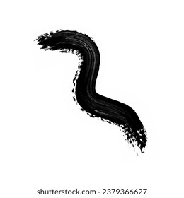 Resumen de la caída del pincel de tinta negra. Paro de pincel de tinta negra. Esplash de pincel de tinta negra. Ataque de aceite abstracto