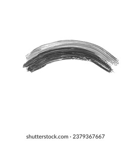 Resumen de la caída del pincel de tinta negra. Paro de pincel de tinta negra. Esplash de pincel de tinta negra. Ataque de aceite abstracto