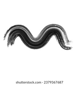 Resumen de la caída del pincel de tinta negra. Paro de pincel de tinta negra. Esplash de pincel de tinta negra. Ataque de aceite abstracto