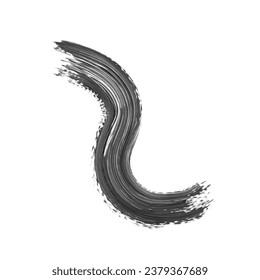 Abstract Black Ink Brush Stroke. Black Ink Brush Stroke. Black Ink Brush Splash. Abstract Oil Stroke