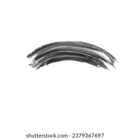 Resumen de la caída del pincel de tinta negra. Paro de pincel de tinta negra. Esplash de pincel de tinta negra. Ataque de aceite abstracto