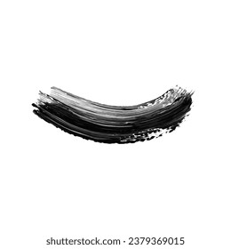 Abstract Black Ink Brush Stroke. Black Ink Brush Stroke. Black Ink Brush Splash. Abstract Oil Stroke