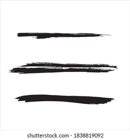 abstract black ink paint stroke background