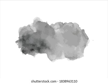 abstract black ink paint stroke background