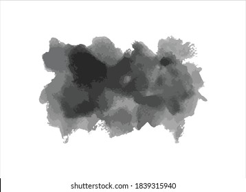 abstract black ink paint stroke background