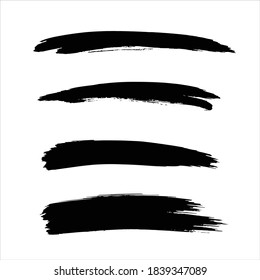 abstract black ink paint stroke background