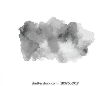 abstract black ink paint stroke background