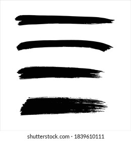 abstract black ink paint stroke background